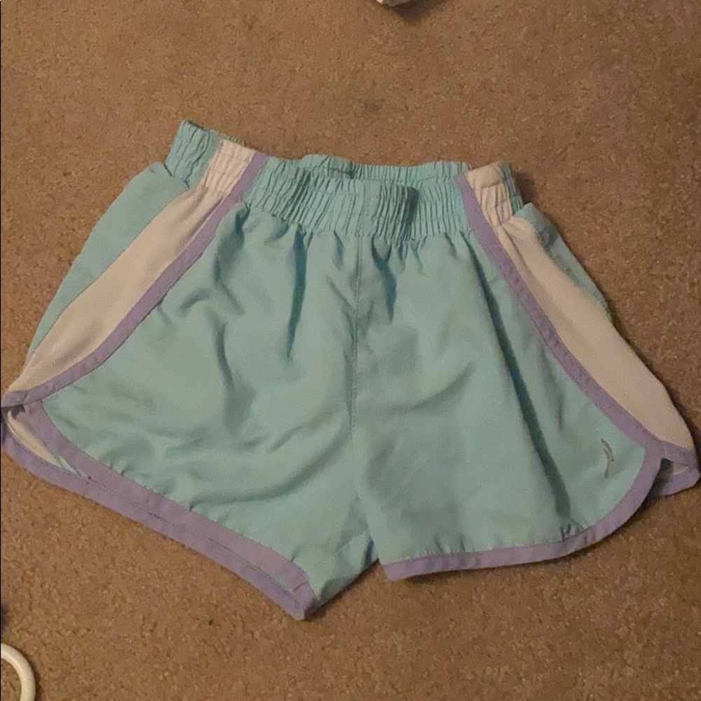 Teal shorts